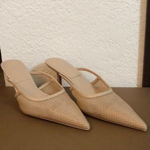 Zara heeled mules.